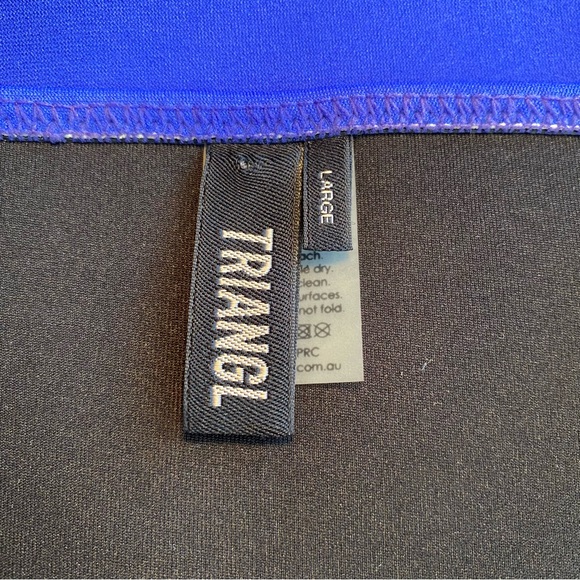 Triangl Blue Neoprene Bikini Bottom. Size L - Picture 5 of 6